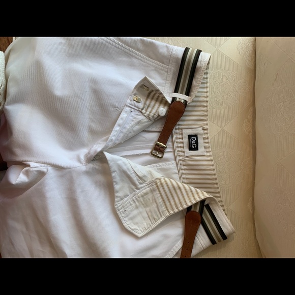 Dolce & Gabbana white Jeans with belt size 46 - Picture 16 of 16